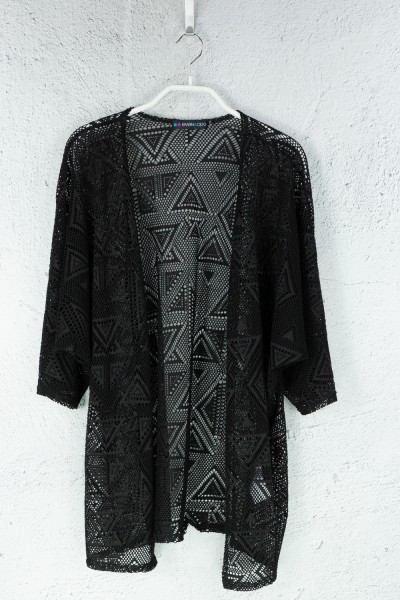 Even&Odd - Spitzenjacke - Schwarz