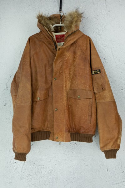 HB of L - Kunstlederjacke - Braun