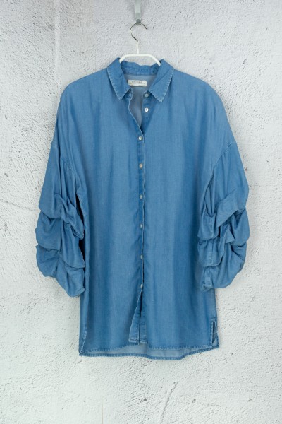 Zara - Bluse - Hellblau