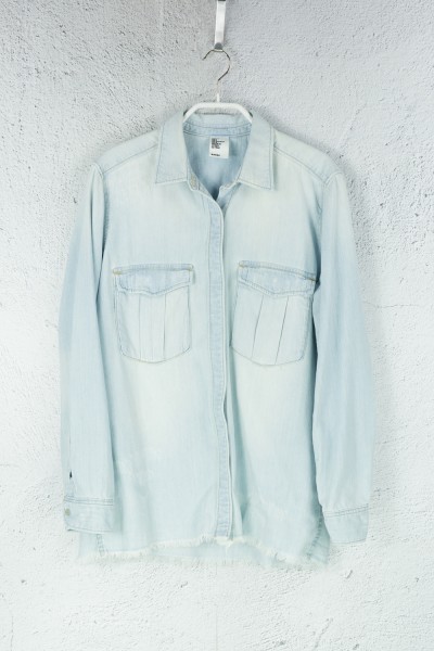 H&M - Jeanshemd - Hellblau