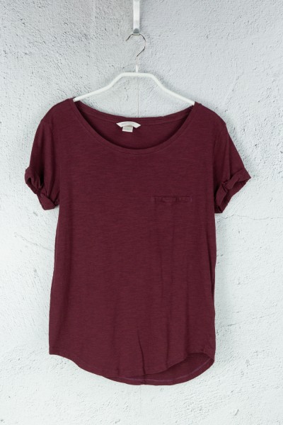 H&M - T - Shirt - Burgund