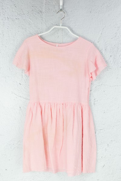 Minikleid - Rosa - Leinen