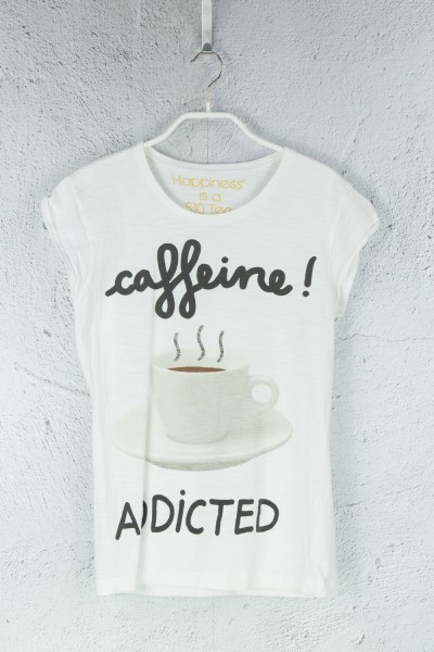 Happiness - T - Shirt - Weiss