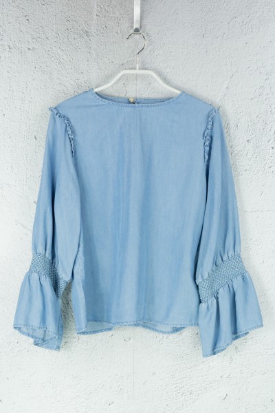 Zara - Bluse - Hellblau