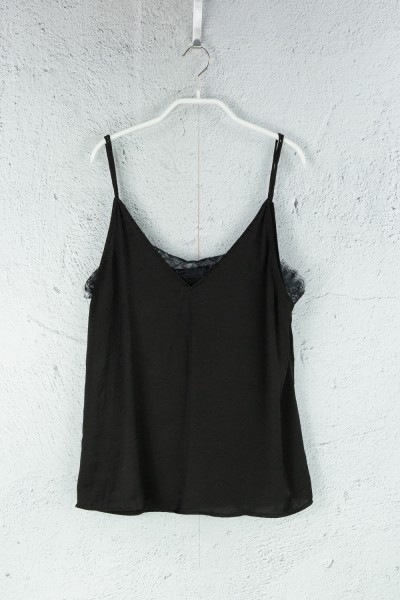 Mango - Träger Top - Schwarz