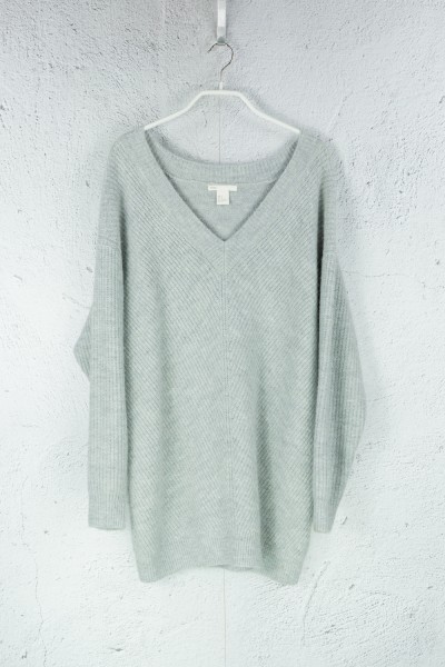 H&M - Strickpullover - Hellgrau