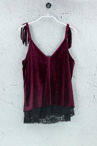 Zara - Top - Burgund