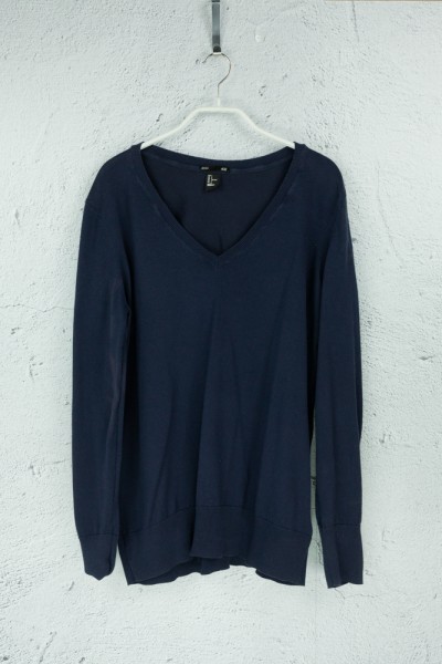 H&M - Strickpullover - Dunkeblau
