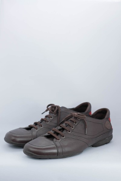 Bally - Lederturnschuhe - Braun