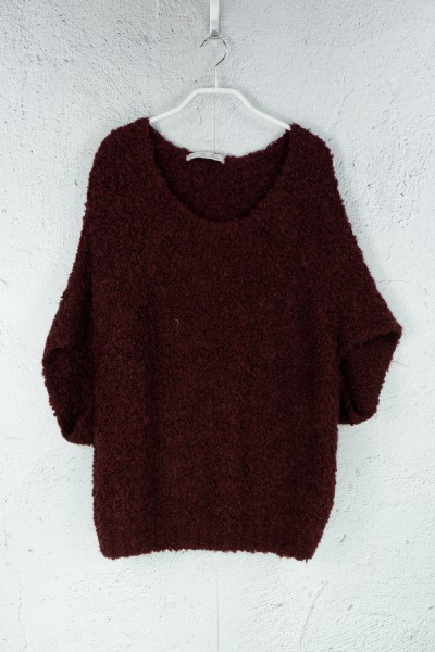 Zara - Bouclépullover - Burgund